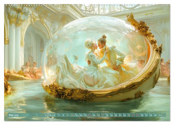 Produktbild: Opulente Unterwasserromanzen (Wandkalender 2026 DIN A2 quer), CALVENDO Monatskalender