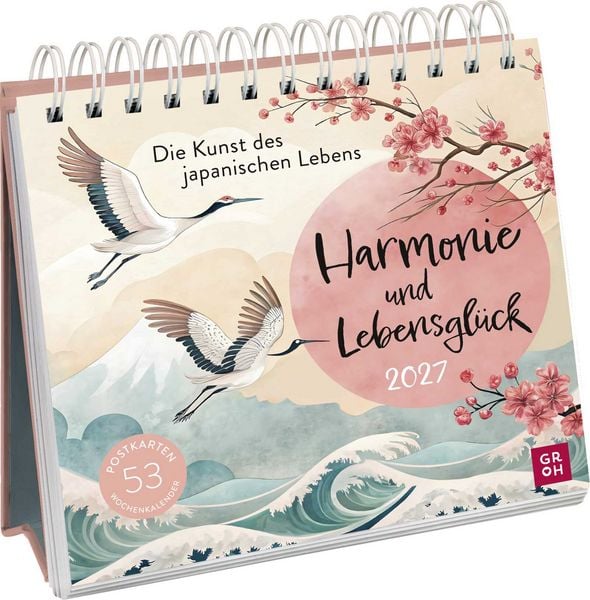 Produktbild: Postkartenkalender 2027: Harmonie und Lebensgl&uuml;ck