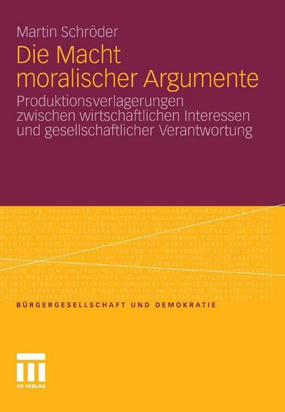 Produktbild: Die Macht moralischer Argumente