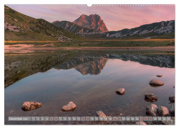 Produktbild: Abruzzen - Die wilde Mitte Italiens (hochwertiger Premium Wandkalender 2026 DIN A2 quer), Kunstdruck in Hochglanz