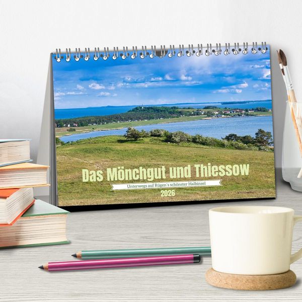 Produktbild: Das M&ouml;nchgut und Thiessow (Tischkalender 2026 DIN A5 quer), CALVENDO Monatskalender
