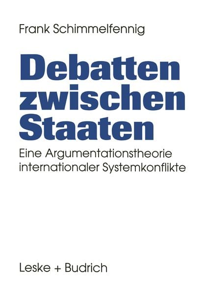 Produktbild: Debatten zwischen Staaten