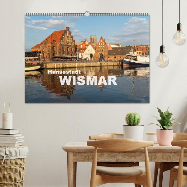 Produktbild: Hansestadt Wismar (Wandkalender 2026 DIN A2 quer), CALVENDO Monatskalender