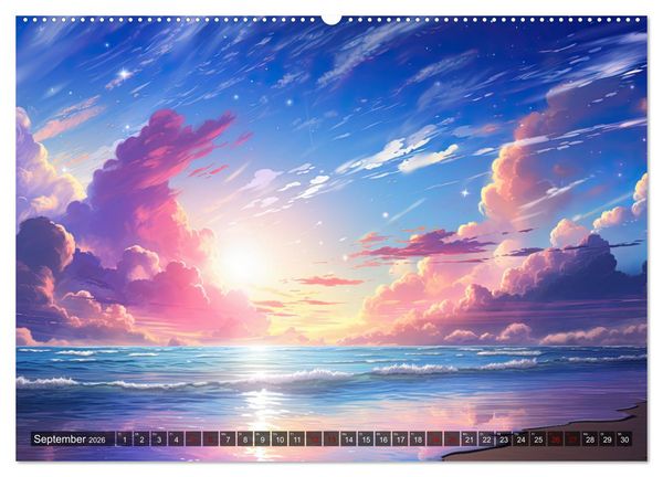 Produktbild: Inspirierende Str&auml;nde (Wandkalender 2026 DIN A2 quer), CALVENDO Monatskalender