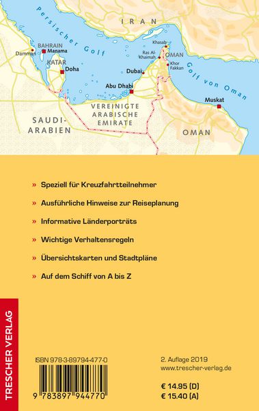 Produktbild: TRESCHER Reisef&uuml;hrer Kreuzfahrten Dubai und die Emirate