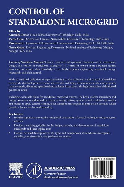 Produktbild: Control of Standalone Microgrid