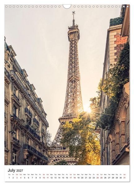 Produktbild: Wonders of Paris (Wall Calendar 2027 DIN A3 portrait), CALVENDO 12 Month Wall Calendar