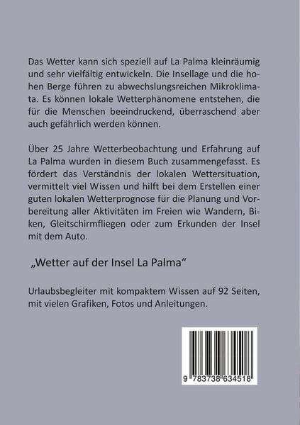 Produktbild: Wetter auf der Insel La Palma