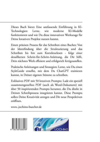 Produktbild: Schreib Dein Buch mit KI!