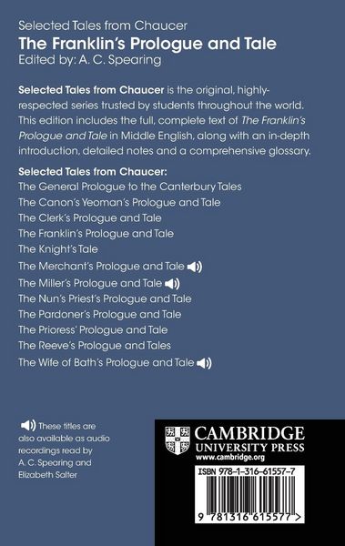 Produktbild: The Franklin's Prologue and Tale