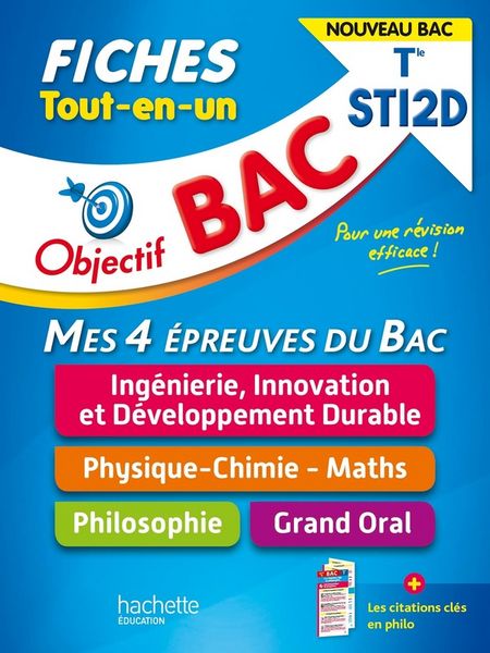 Produktbild: Tout-en-un terminale STI2D, mes 4 &eacute;preuves du bac, fiches