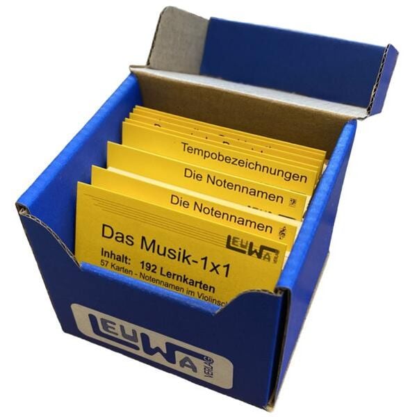 Das Musik-1x1 | Musiknoten lesen lernen mit Karteikarten -