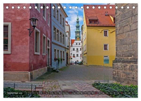 Produktbild: Unterwegs in Pirna (Tischkalender 2026 DIN A5 quer), CALVENDO Monatskalender