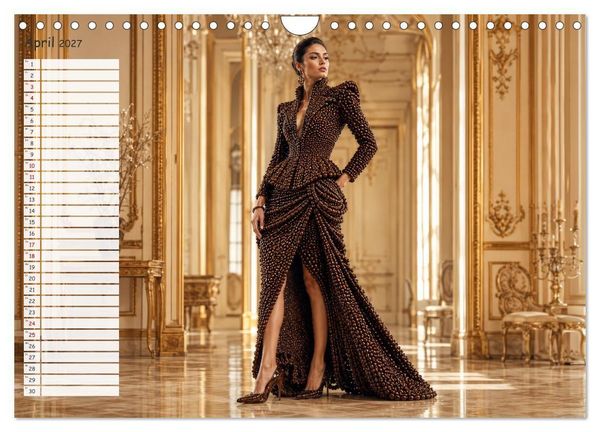 Produktbild: Caf&eacute; Couture (Wandkalender 2027 DIN A4 quer), CALVENDO Monatskalender