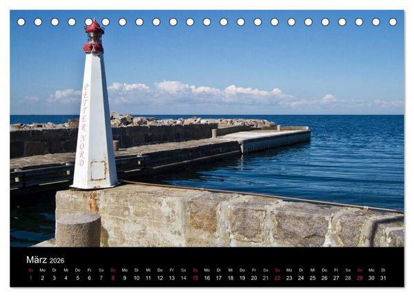 Produktbild: D&auml;nemarks Bornholm 2026 (Tischkalender 2026 DIN A5 quer), CALVENDO Monatskalender