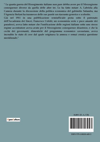 Produktbild: La questione meridionale