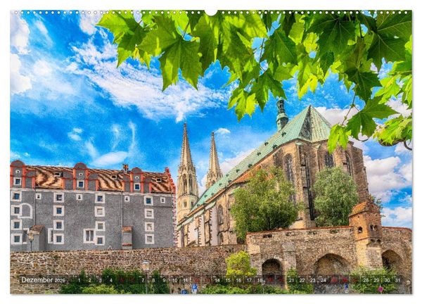 Produktbild: G&ouml;rlitz - Fimstadt mit Charme (Wandkalender 2026 DIN A2 quer), CALVENDO Monatskalender