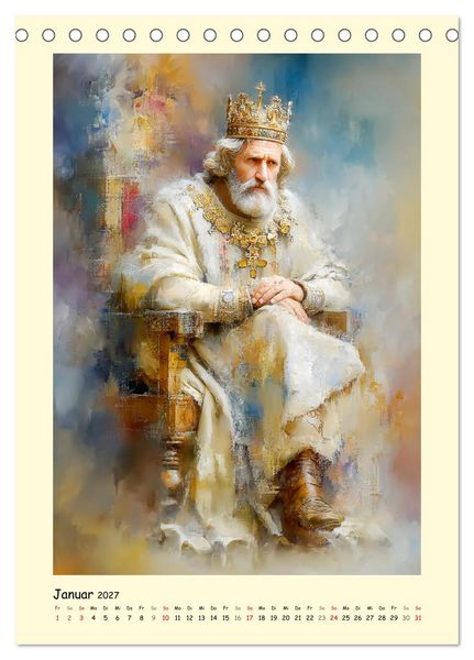 Produktbild: Tarot im Goldlicht. Zeitlose Archetypen in moderner Bildmagie (Tischkalender 2027 DIN A5 hoch), CALVENDO Monatskalender