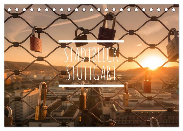 Produktbild: Stadtblick Stuttgart (Tischkalender 2026 DIN A5 quer), CALVENDO Monatskalender