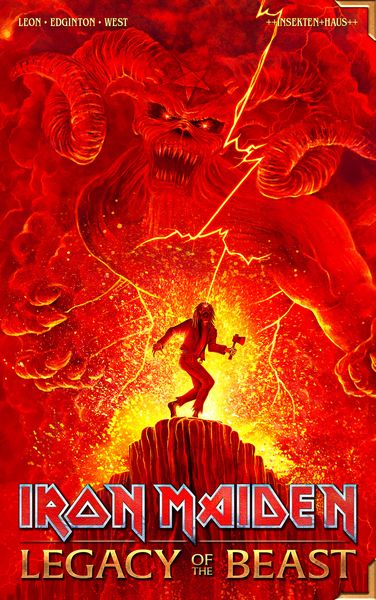 IRON MAIDEN - Legacy of the Beast (offizelles Comic, lim. Edition, auf Deutsch), Gebundene Ausgabe von Llexi Leon,Ian Edginton, Insektenhaus-Verlag,