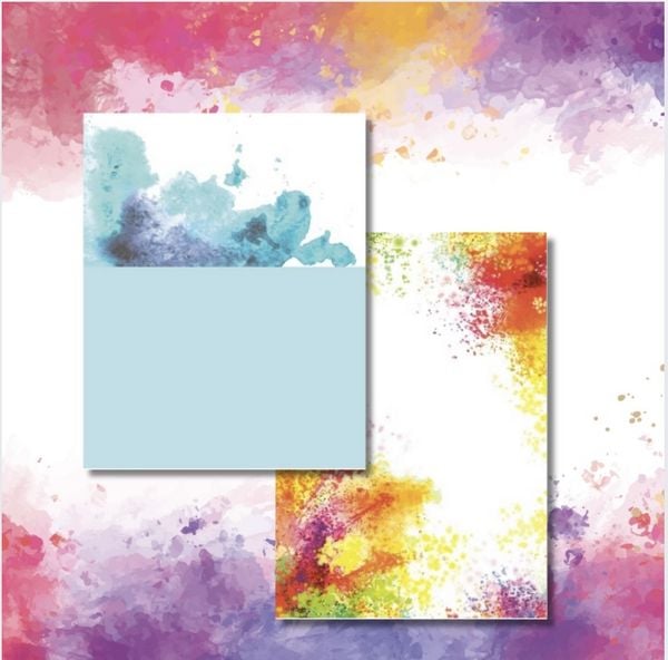 Produktbild: Design Paper Farbenpracht A6