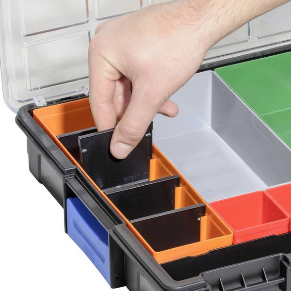 Produktbild: Allit EuroPlus Pro K44/36 Sortimentskoffer (B x H x T) 440 x 76 x 355 mm Anzahl F&auml;cher: 36 Inhalt 1 St.