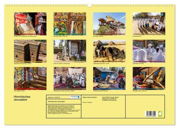 Produktbild: Himmlisches Jerusalem (Wandkalender 2027 DIN A2 quer), CALVENDO Monatskalender