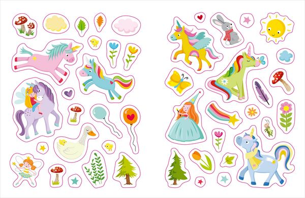 Produktbild: Mein erstes Stickerheft. Einh&ouml;rner