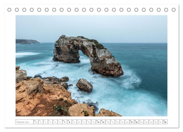 Produktbild: Mallorca - Magische Stille (Tischkalender 2026 DIN A5 quer), CALVENDO Monatskalender