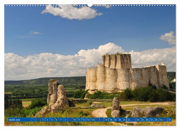 Produktbild: D&eacute;couvrez la Normandie (Calendrier mural 2026 DIN A2 vertical), CALVENDO calendrier mensuel