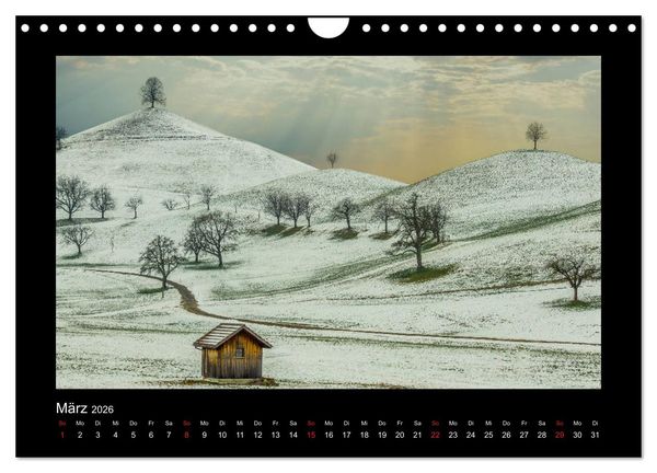 Produktbild: My Switzerland (Wandkalender 2026 DIN A4 quer), CALVENDO Monatskalender