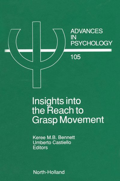 Produktbild: Insights into the Reach to Grasp Movement