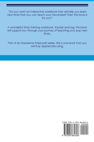 Produktbild: Havanese (Bichon Havanais) Tricks Training Havanese Tricks & Games Training Tracker & Workbook. Includes