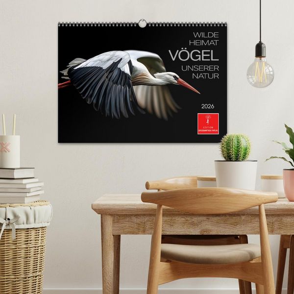 Produktbild: Wilde Heimat - V&ouml;gel unserer Natur (Wandkalender 2026 DIN A3 quer), CALVENDO Monatskalender