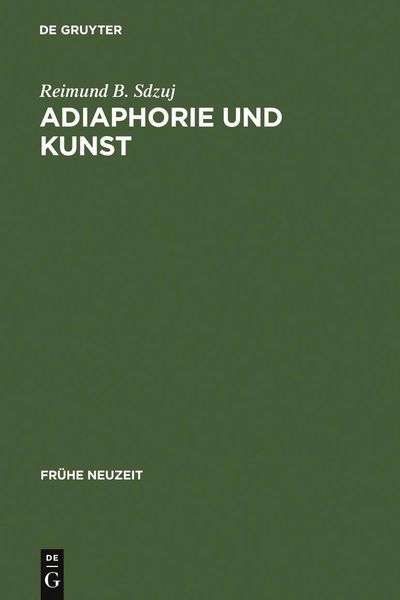Produktbild: Adiaphorie und Kunst