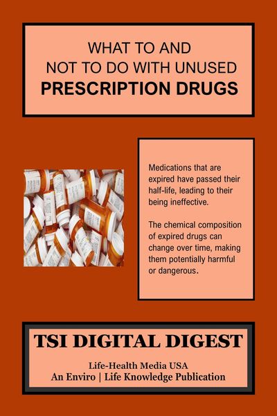 Produktbild: What To And What Not To Do With Unused Prescription Drugs
