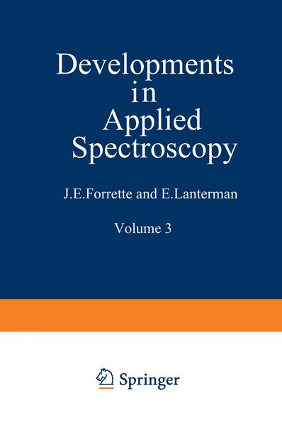 Produktbild: Developments in Applied Spectroscopy