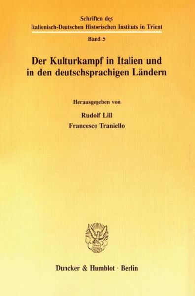 Der Kulturkampf in Italien und in den deutschsprachigen Ländern., Taschenbuch von , Duncker & Humblot, 9783428077090