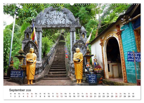 Produktbild: Blickpunkte in Kambodscha (Wandkalender 2026 DIN A2 quer), CALVENDO Monatskalender