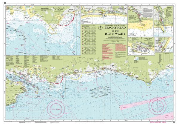 Produktbild: C9 Beachy Head to Isle of Wight, Imray Chart
