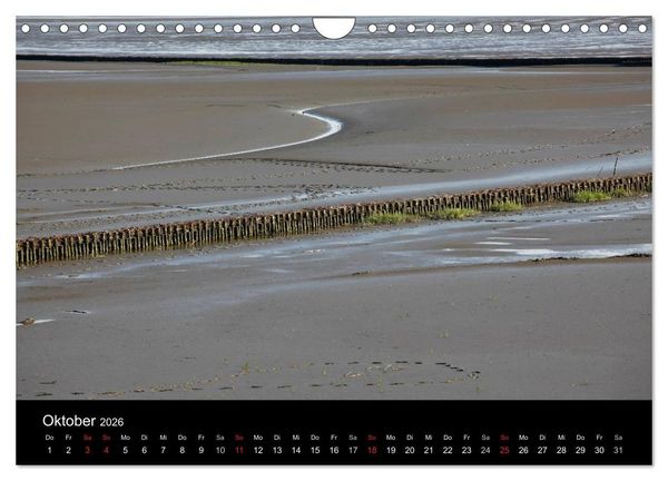 Produktbild: Wattenmeer (Wandkalender 2026 DIN A4 quer), CALVENDO Monatskalender