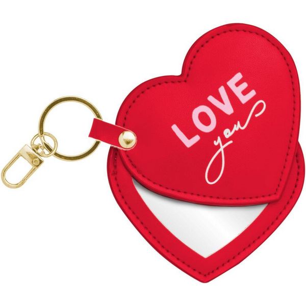 Produktbild: Schl&uuml;sselanh&auml;nger mit Spiegel mit Motiv "Love"