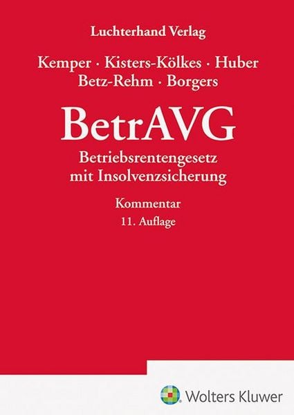 Produktbild: BetrAVG - Kommentar