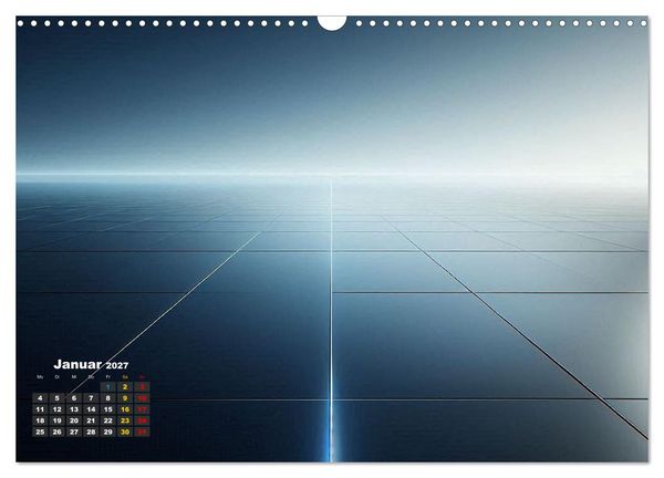 Produktbild: Digitale Landschaften &ndash; Atmosph&auml;ren der Zukunft (Wandkalender 2027 DIN A3 quer), CALVENDO Monatskalender