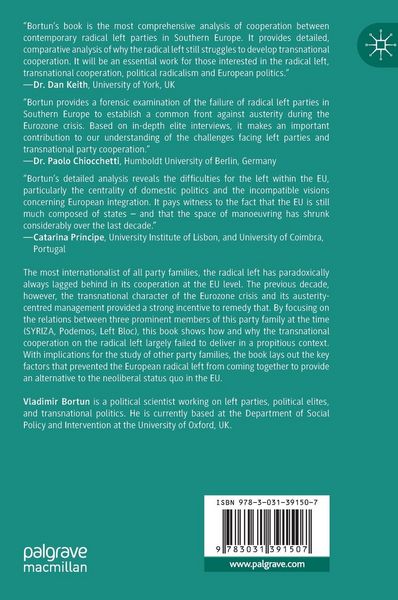 Produktbild: Crisis, Austerity and Transnational Party Cooperation in Southern Europe