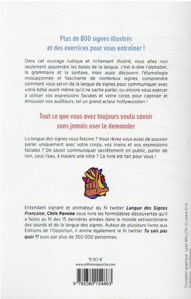 Produktbild: Manuel de la langue des signes