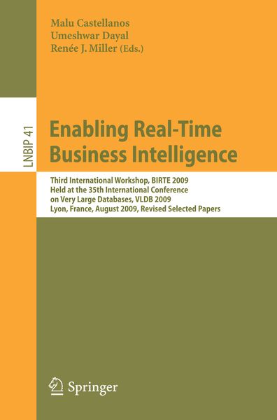 Produktbild: Enabling Real-Time Business Intelligence