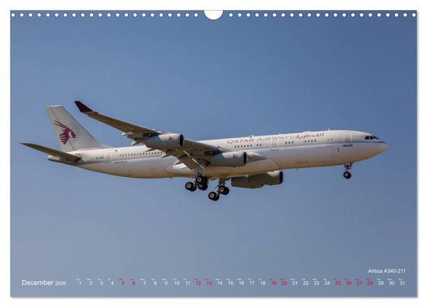 Produktbild: Airliners of the Middle East (Wall Calendar 2026 DIN A3 landscape), CALVENDO 12 Month Wall Calendar
