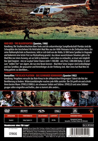 Produktbild: Mad Mex - The Blackfighter/Black Platoon - Limited Edition auf 1000 St&uuml;ck - Blaxploitation #7