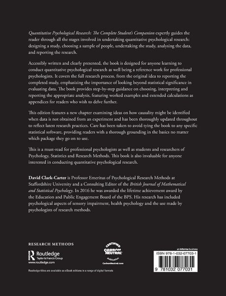 Produktbild: Quantitative Psychological Research